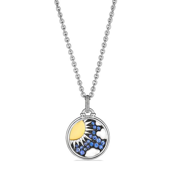Judith Ripka Little Luxuries Sunshine Medallion Necklace Blue Marlin Jewelry, Inc. Islamorada, FL