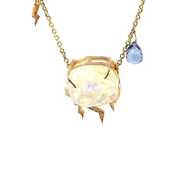 14K Mexican Fire Opal Necklace Blue Marlin Jewelry, Inc. Islamorada, FL