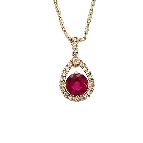18K Ruby and Diamond Necklace Blue Marlin Jewelry, Inc. Islamorada, FL