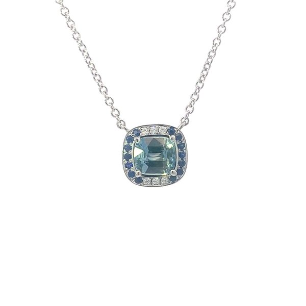 Platinum Sapphire Necklace Blue Marlin Jewelry, Inc. Islamorada, FL