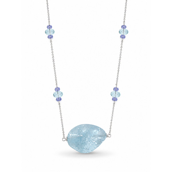 18K White Gold 23.05ctw Aquamarine Necklace Blue Marlin Jewelry, Inc. Islamorada, FL