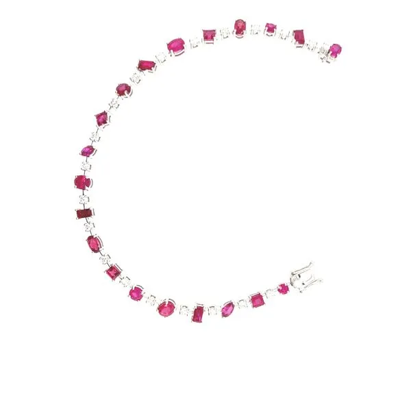 Mixed Shape Ruby and Diamond 