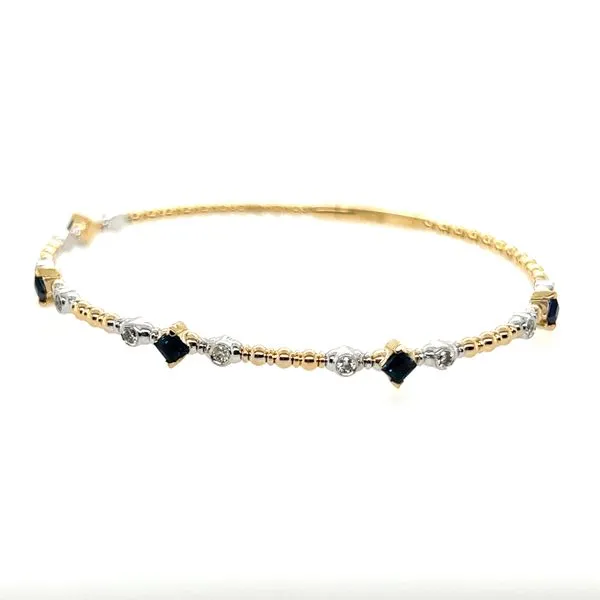 Diamond and Sapphire Bangle Bracelet Blue Marlin Jewelry, Inc. Islamorada, FL