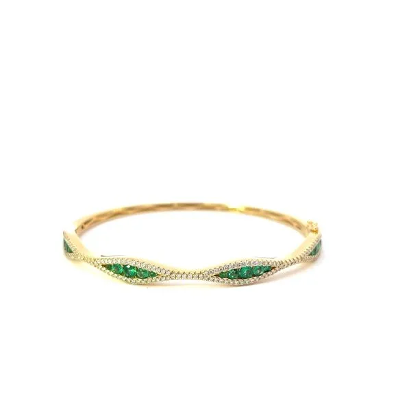 18K Emerald and Diamond Bracelet Blue Marlin Jewelry, Inc. Islamorada, FL