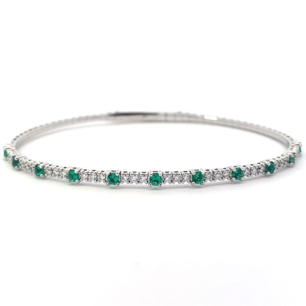 14K Emerald and Diamond Bracelet Blue Marlin Jewelry, Inc. Islamorada, FL