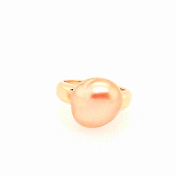 Jewelmer Baroque Gold South Sea Pearl Ring with Diamond Blue Marlin Jewelry, Inc. Islamorada, FL