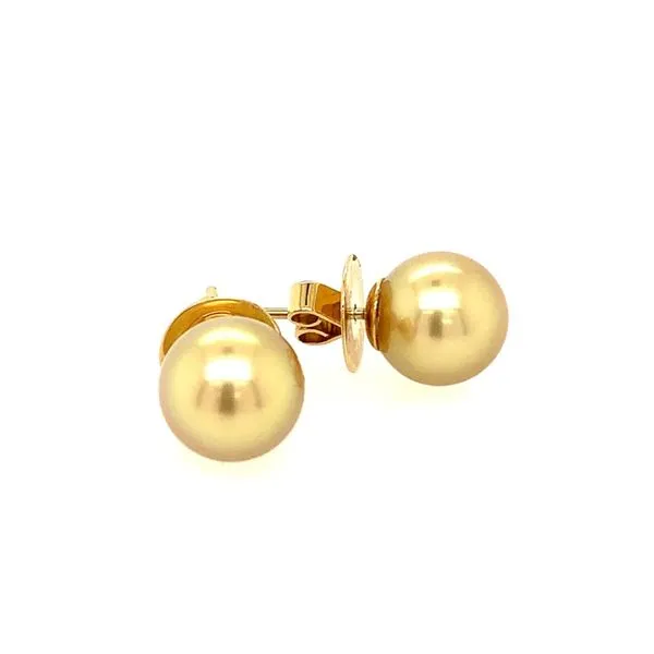 Jewelmer Golden South Sea Pearl Stud Earrings Blue Marlin Jewelry, Inc. Islamorada, FL