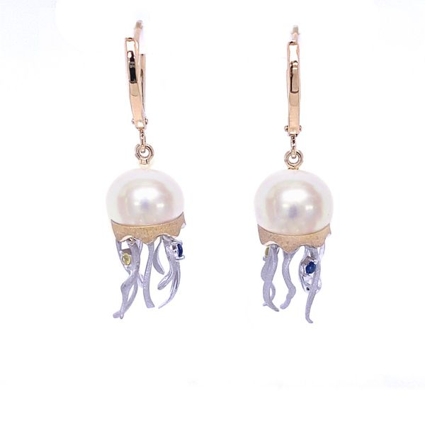 Denny Wong Pearl/Diamond Jellyfish Earrings Blue Marlin Jewelry, Inc. Islamorada, FL