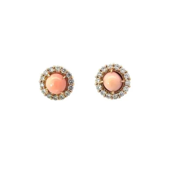 Conch pearl stud earrings shop