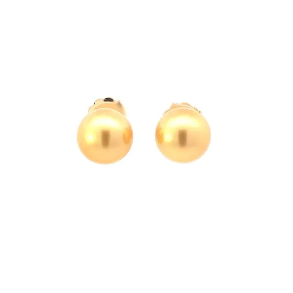 Gold South Sea Pearl Stud Earrings Blue Marlin Jewelry, Inc. Islamorada, FL