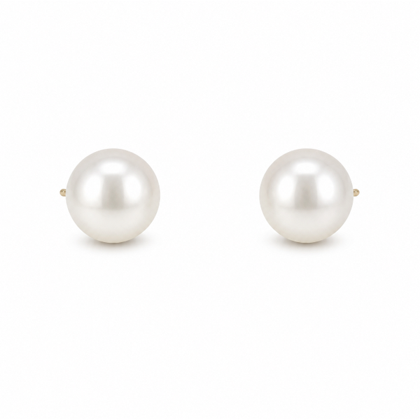 14K White Gold Stud Pearl Earrings Blue Marlin Jewelry, Inc. Islamorada, FL