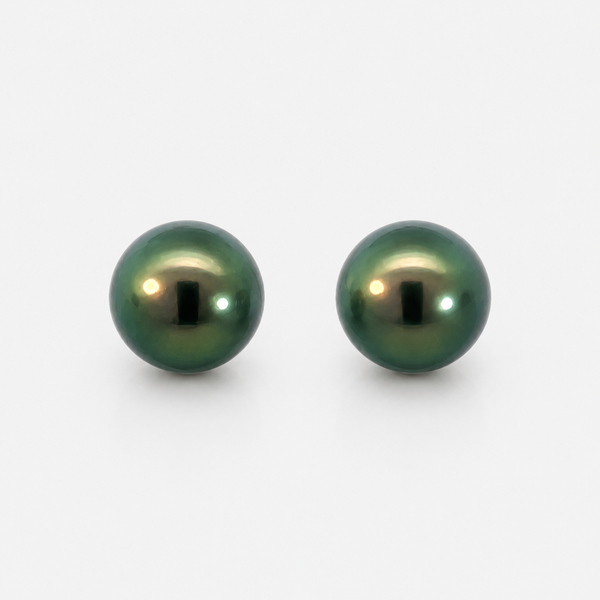 14K Yellow Gold Stud Pearl Earrings Blue Marlin Jewelry, Inc. Islamorada, FL
