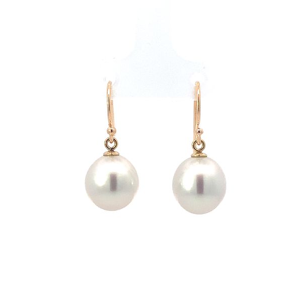 14K South Sea Pearl Hook Earrings Blue Marlin Jewelry, Inc. Islamorada, FL