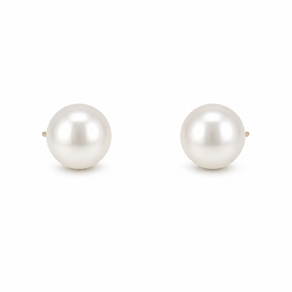 14K White Gold Stud Pearl Earrings Blue Marlin Jewelry, Inc. Islamorada, FL