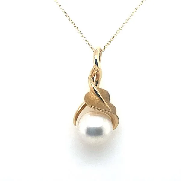 Galatea Pearl Leaf Pendant Blue Marlin Jewelry, Inc. Islamorada, FL