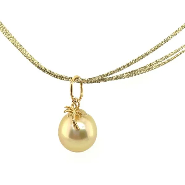 Golden South Seas Pearl Pendant Blue Marlin Jewelry, Inc. Islamorada, FL