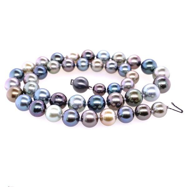 Blue Marlin Signature Pearl Tahitian Multi Color Strand/Necklace Image 2 Blue Marlin Jewelry, Inc. Islamorada, FL