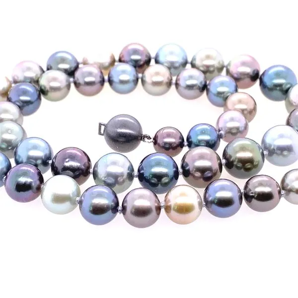 Blue Marlin Signature Pearl Tahitian Multi Color Strand/Necklace Image 3 Blue Marlin Jewelry, Inc. Islamorada, FL