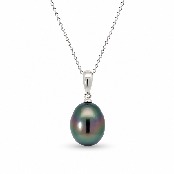 14K White Gold Tahitian Pearl Necklace Blue Marlin Jewelry, Inc. Islamorada, FL