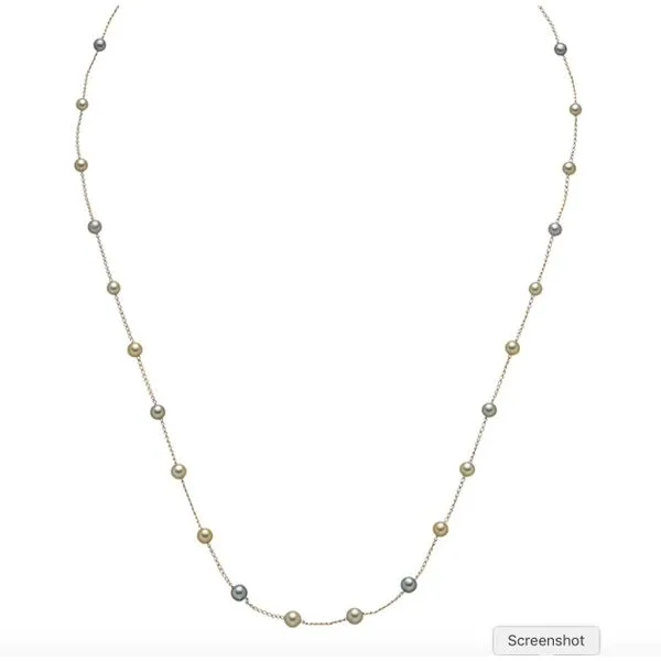 14K Adjustable Akoya Pearl Necklace Blue Marlin Jewelry, Inc. Islamorada, FL