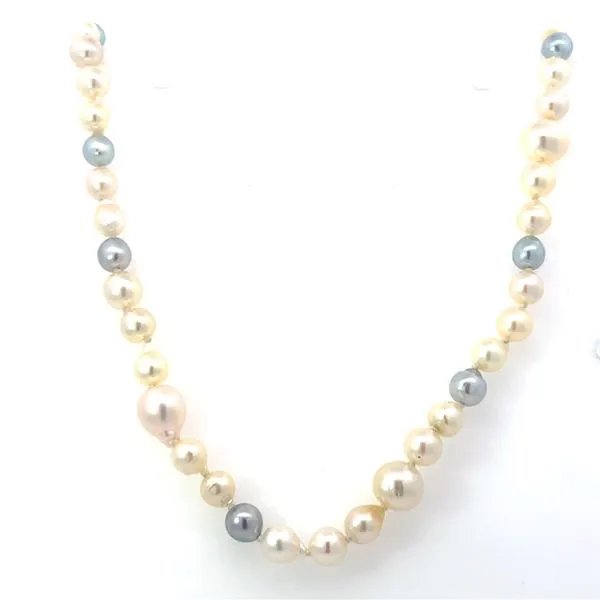 14K Baroque Akoya Pearl Necklace Blue Marlin Jewelry, Inc. Islamorada, FL