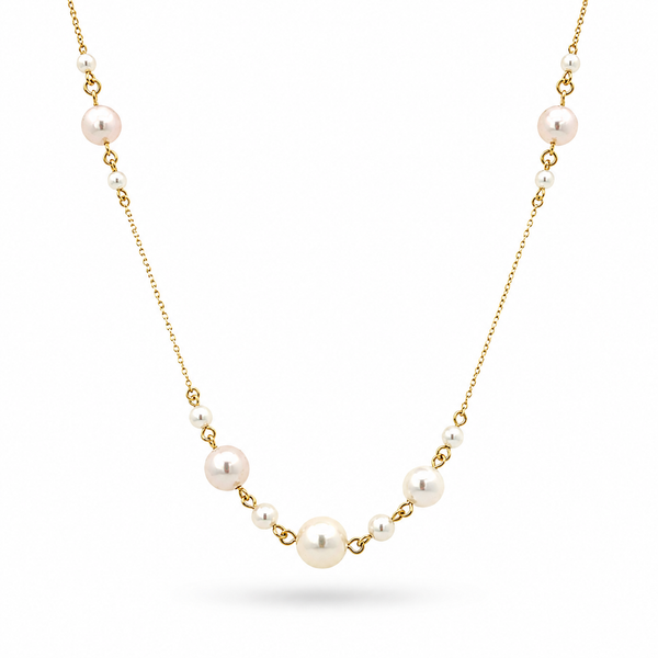 14K Adjustable Akoya Necklace Blue Marlin Jewelry, Inc. Islamorada, FL