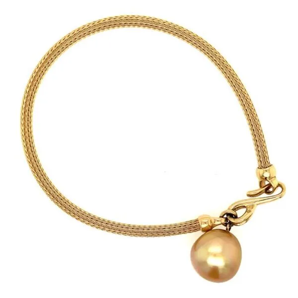 Jewelmer Golden South Sea Pearl Bracelet with Hook Clasp Blue Marlin Jewelry, Inc. Islamorada, FL