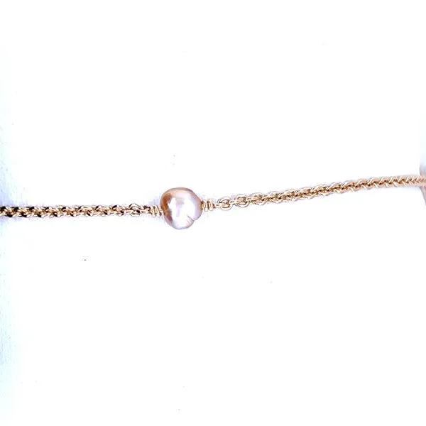 Baroque Champagne Keshi Bracelet Blue Marlin Jewelry, Inc. Islamorada, FL