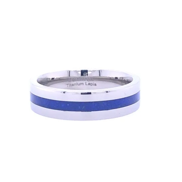 Lashbrook Men's Lapis Wedding Band Blue Marlin Jewelry, Inc. Islamorada, FL