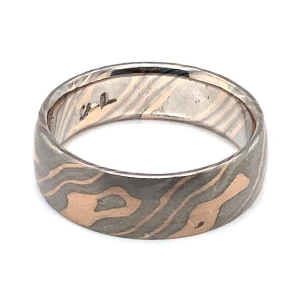 Chris Ploof Designs Mokume Poplar Pattern Wedding Band/ Ring Blue Marlin Jewelry, Inc. Islamorada, FL