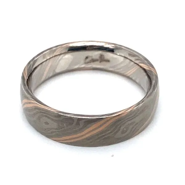 Chris Ploof Designs Beech Mokume Wedding Band/Ring Blue Marlin Jewelry, Inc. Islamorada, FL