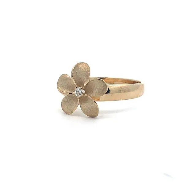 14K Plumeria Ring Blue Marlin Jewelry, Inc. Islamorada, FL