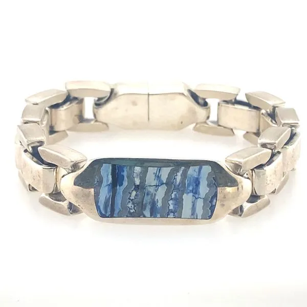 William Henry Mammoth Tooth Fossil Men's Bracelet Blue Marlin Jewelry, Inc. Islamorada, FL