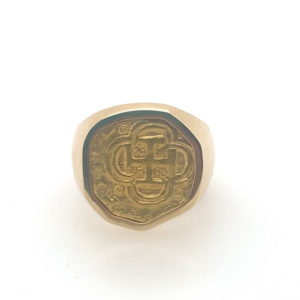 Spain One Escudo Seville Coin Ring Blue Marlin Jewelry, Inc. Islamorada, FL