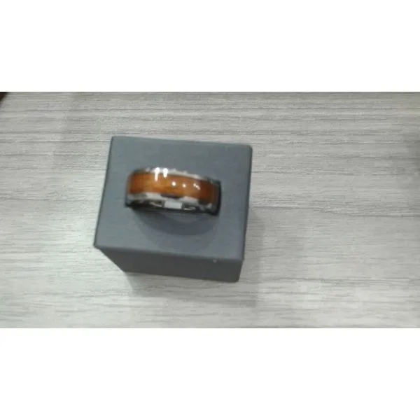 Black Tungsten and Koa Ring Blue Marlin Jewelry, Inc. Islamorada, FL
