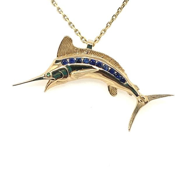Blue Marlin Fish Pendant Blue Marlin Jewelry, Inc. Islamorada, FL