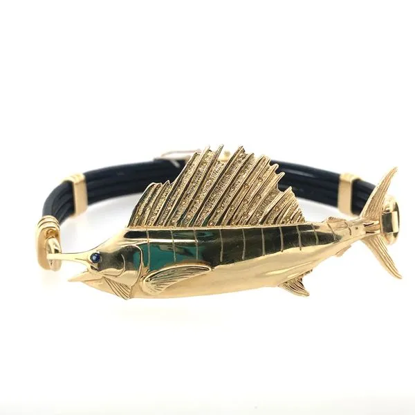 Sail Fish Men's Bracelet Blue Marlin Jewelry, Inc. Islamorada, FL