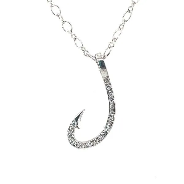 Diamond Hook Pendant Blue Marlin Jewelry, Inc. Islamorada, FL