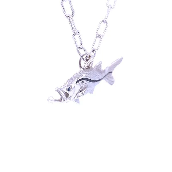 Snook Fish Pendant Image 2 Blue Marlin Jewelry, Inc. Islamorada, FL