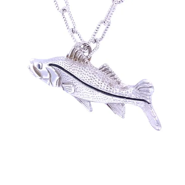 Snook Fish Pendant Image 4 Blue Marlin Jewelry, Inc. Islamorada, FL