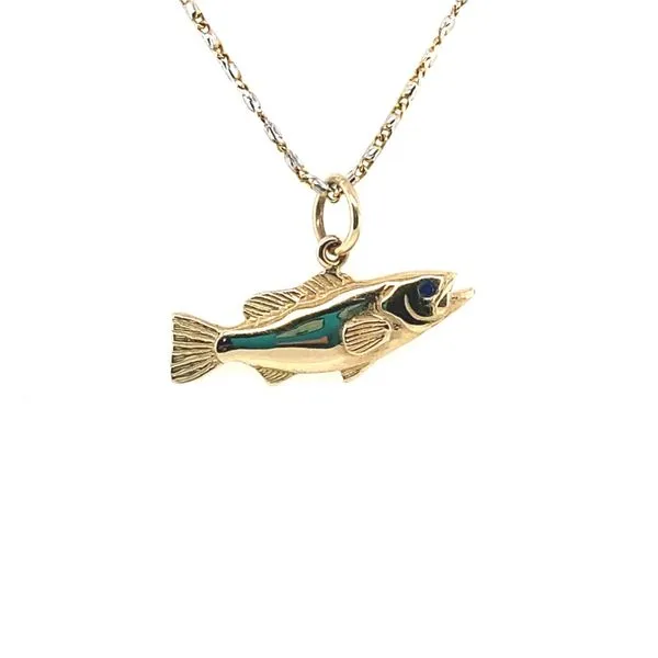 Grouper Fish Charm Blue Marlin Jewelry, Inc. Islamorada, FL