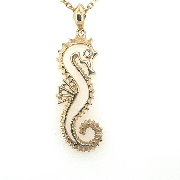 Steven Douglas Seahorse Pendant with Diamonds Blue Marlin Jewelry, Inc. Islamorada, FL