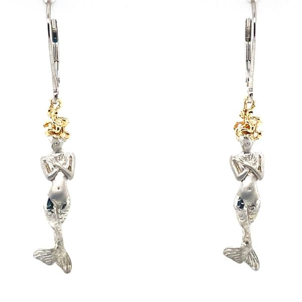 Steven Douglas Mermaid Leverback Earrings Blue Marlin Jewelry, Inc. Islamorada, FL