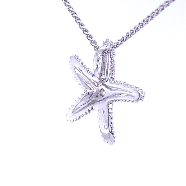 Denny Wong  Sea Star Pendant with White Sapphires Image 3 Blue Marlin Jewelry, Inc. Islamorada, FL