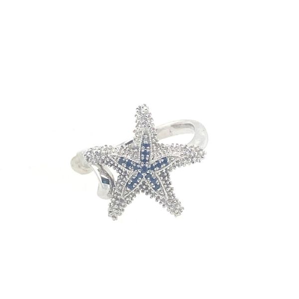 Denny Wong Starfish Ring with Blue Sapphires Blue Marlin Jewelry, Inc. Islamorada, FL