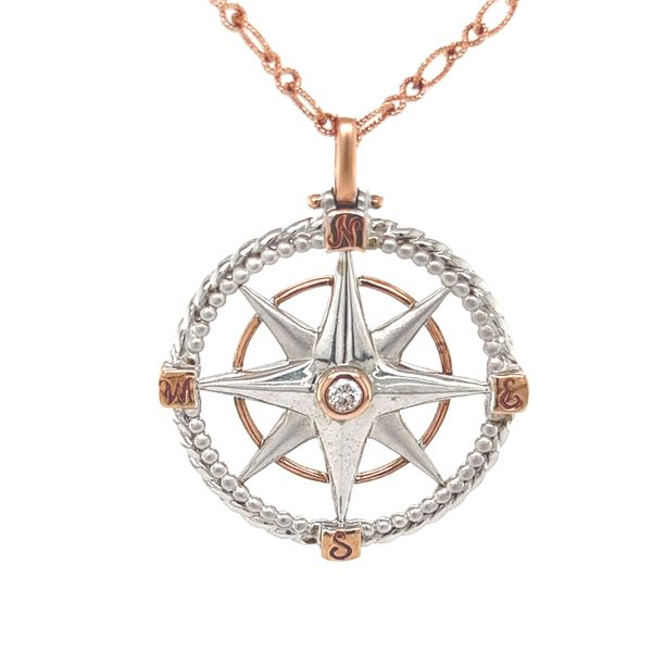 Compass Rose Diamond Pendant Blue Marlin Jewelry, Inc. Islamorada, FL