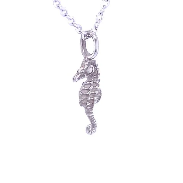 Tiny Seahorse Pendant/Charm Image 2 Blue Marlin Jewelry, Inc. Islamorada, FL