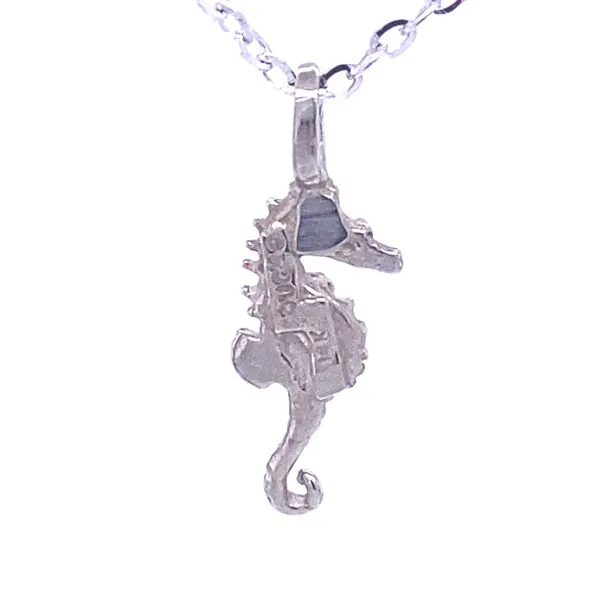 Tiny Seahorse Pendant/Charm Image 3 Blue Marlin Jewelry, Inc. Islamorada, FL