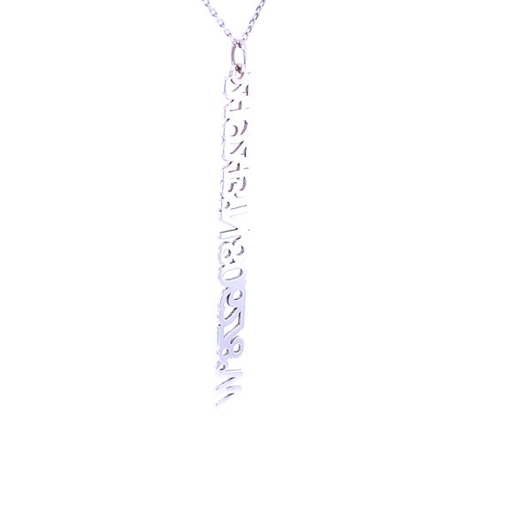 Islamorada Latitude Longitude Necklace Image 3 Blue Marlin Jewelry, Inc. Islamorada, FL