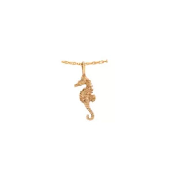Gold Seahorse Pendant/Charm Blue Marlin Jewelry, Inc. Islamorada, FL